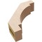 Ekena Millwork 3-inch W x 10-inch D x 10-inch H Merced Rough Cedar Woodgrain TimberThane Knee Brace, Primed BRCUR03X10X10MRCRCPR - alternate 5